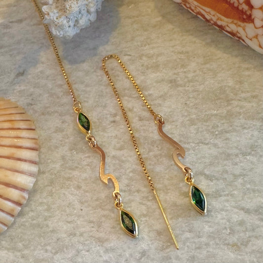 Olita Gemstone Threader Earring