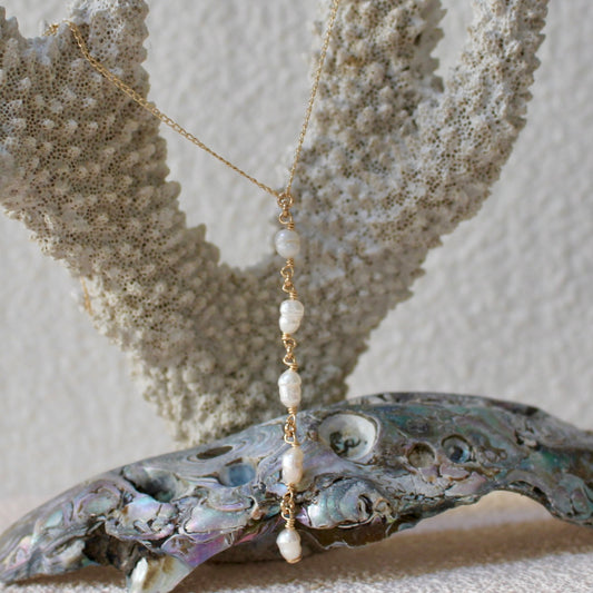 Isla Pearl Drop Necklace