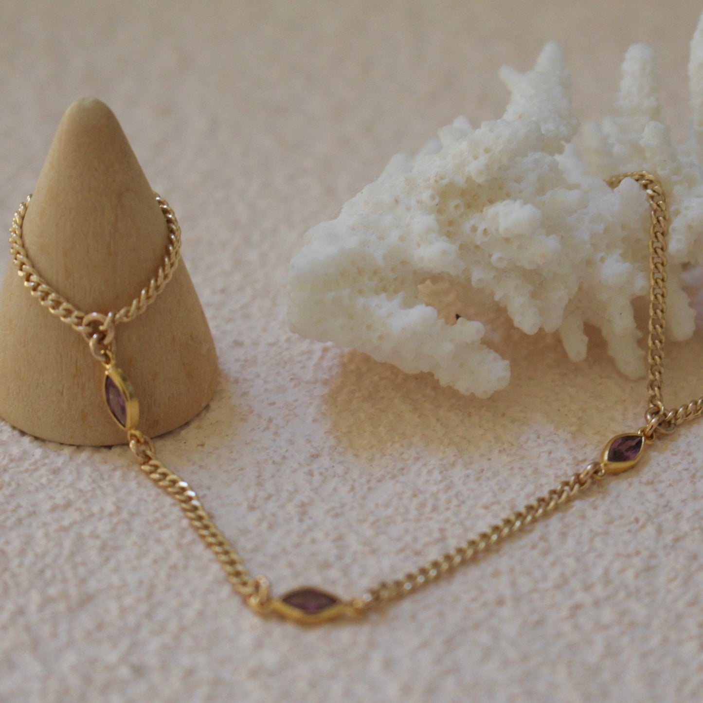 Seraphine Gemstone Hand Chain