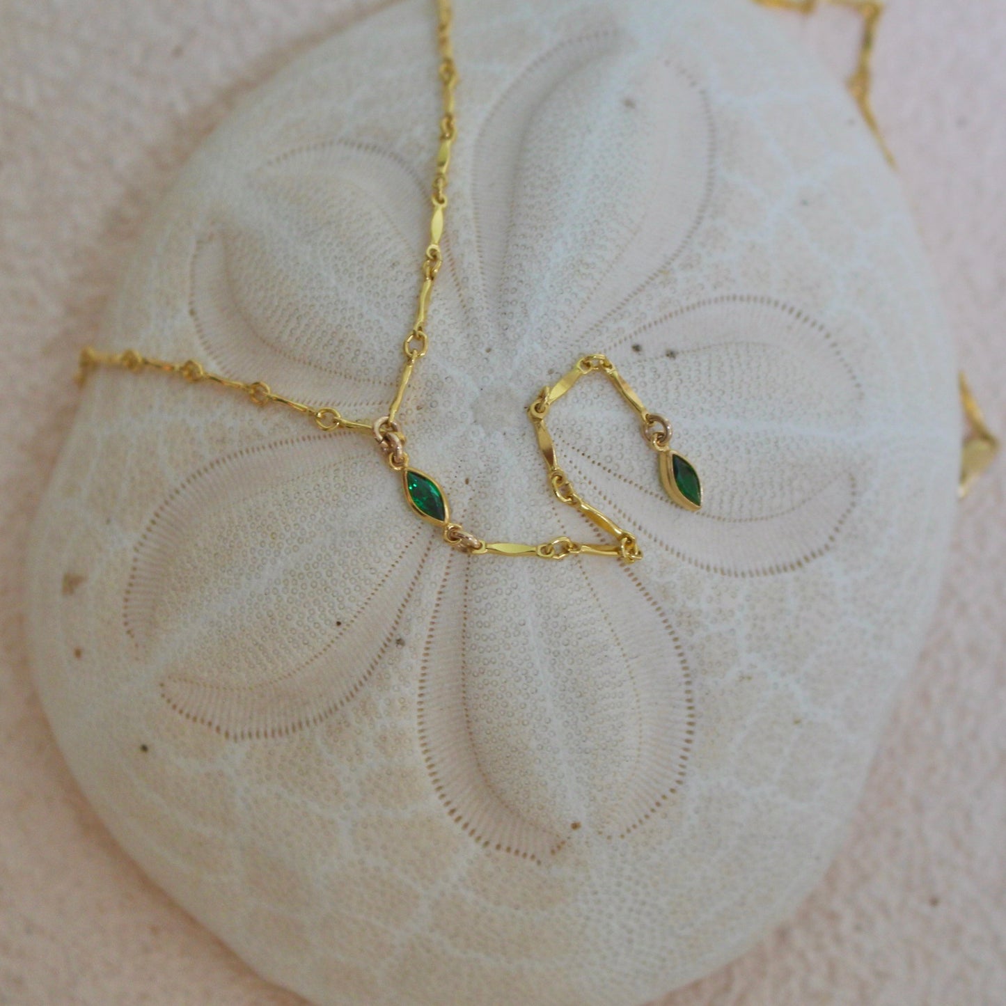 Seraphine Gemstone Lariat Necklace