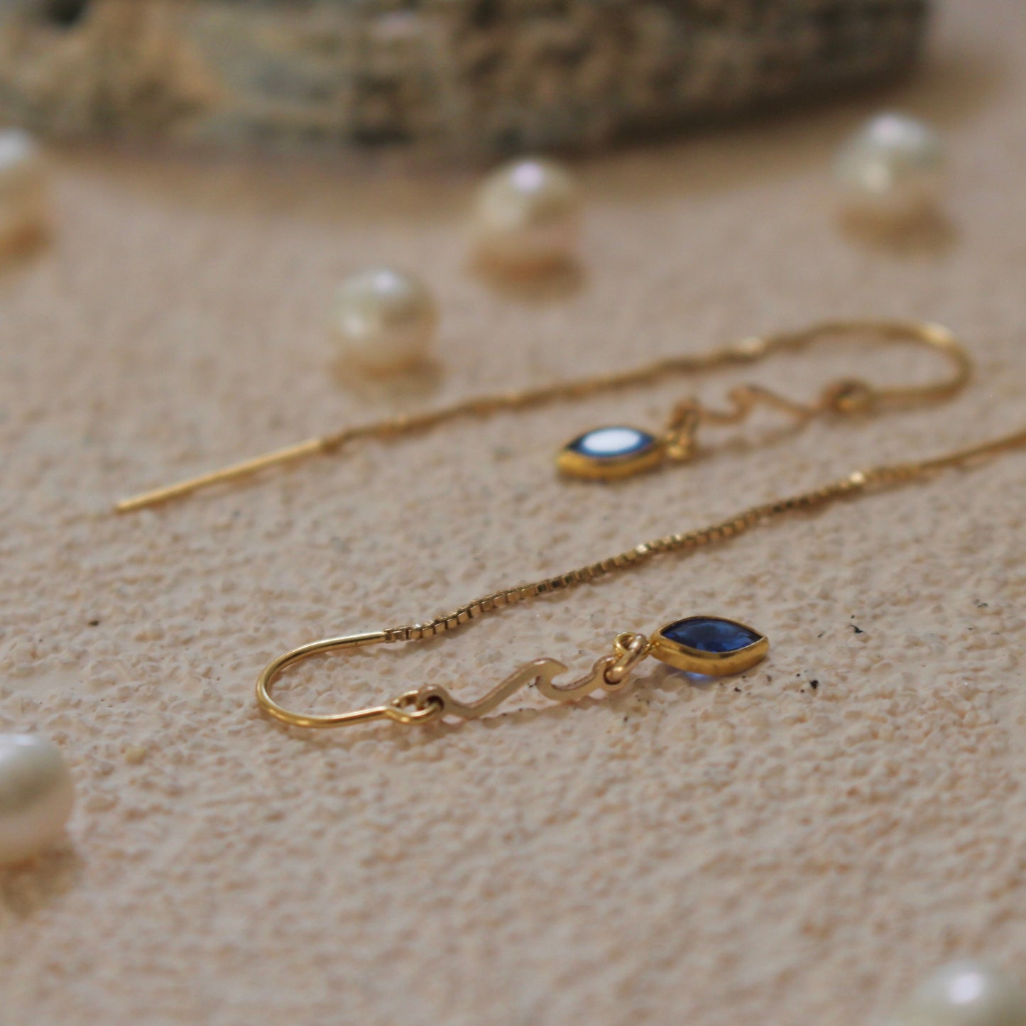 Olita Gemstone Threader Earring