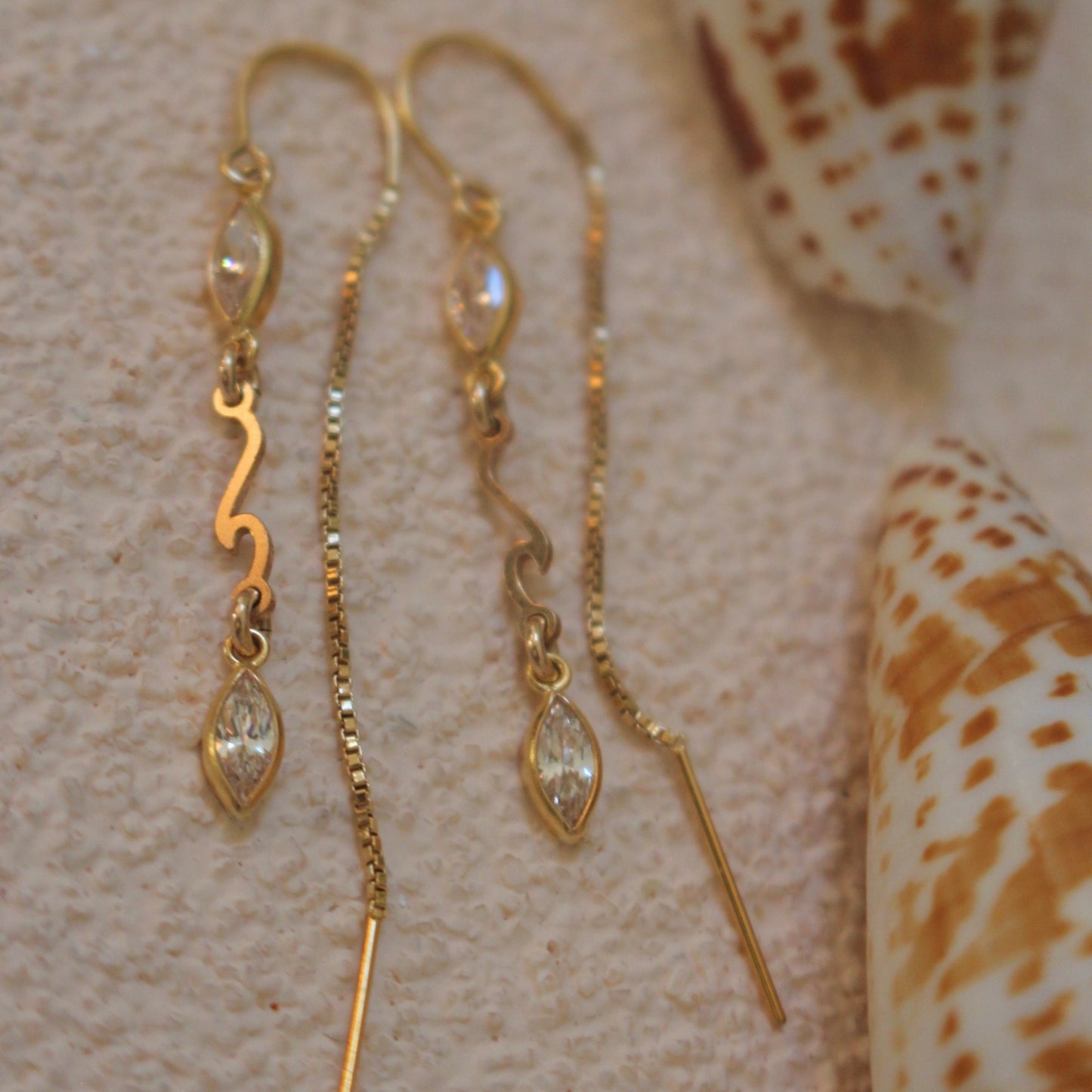 Olita Gemstone Threader Earring